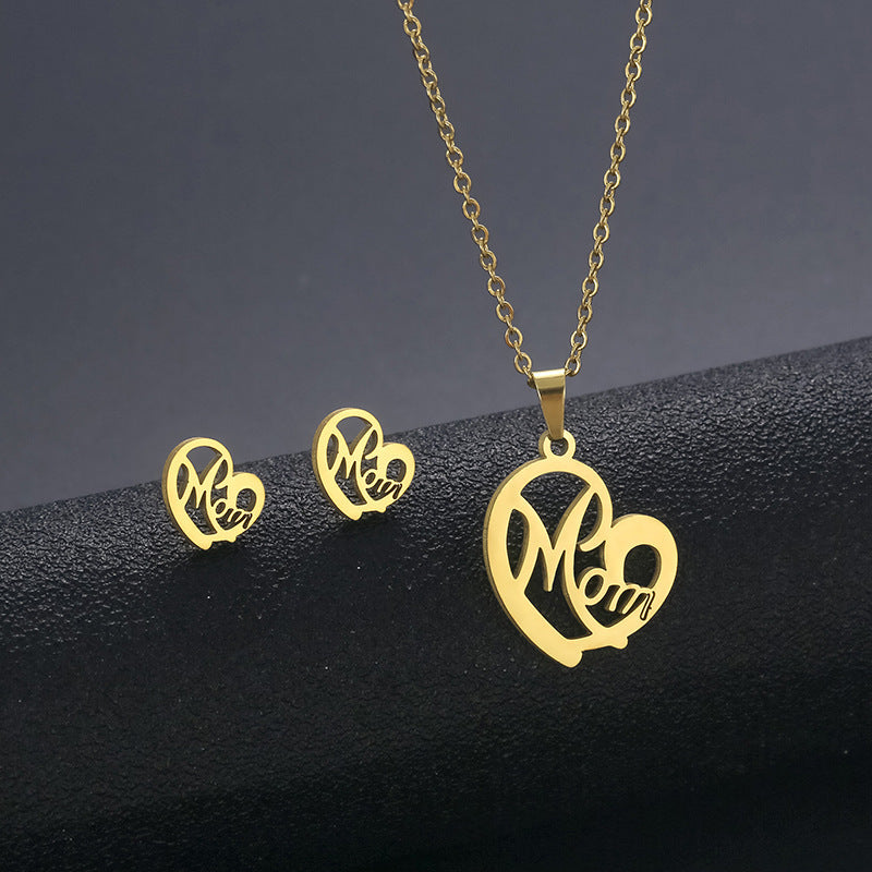 Wholesale Stainless Steel Necklace and Earrings Set